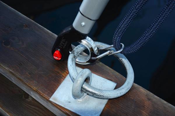 Estremità Del Mezzo Marinaio, Testa Del Mezzo Marinaio Resistente Alla Ruggine Per Tirare Su Le Linee Per L'attracco